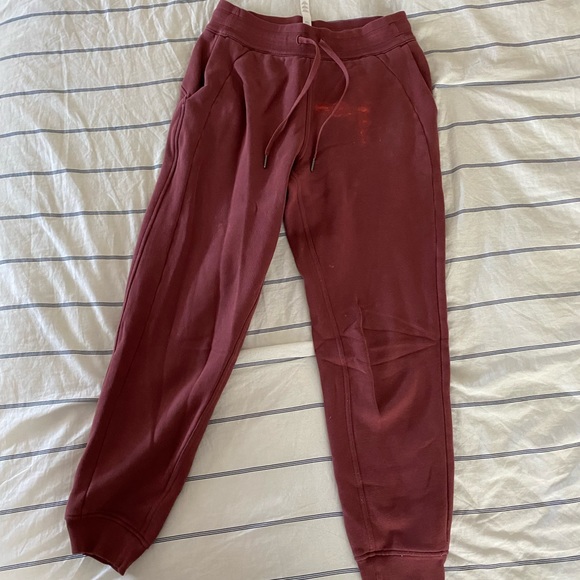 Scuba joggers mauve deep red color - Picture 3 of 5